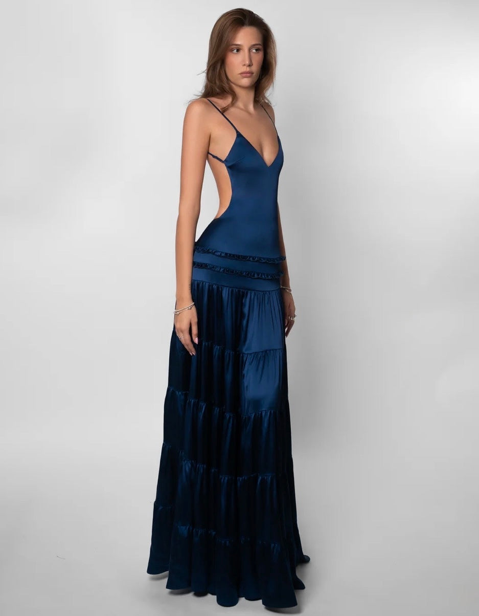 Raven Dress - Navy