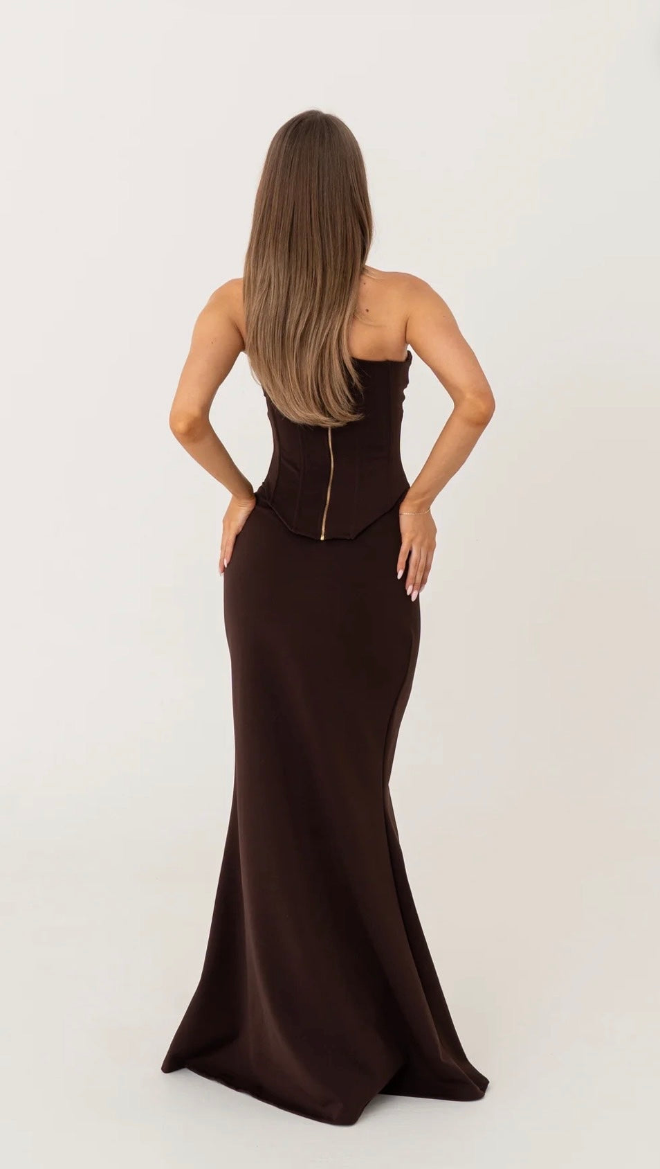 Louie Gown - Brown