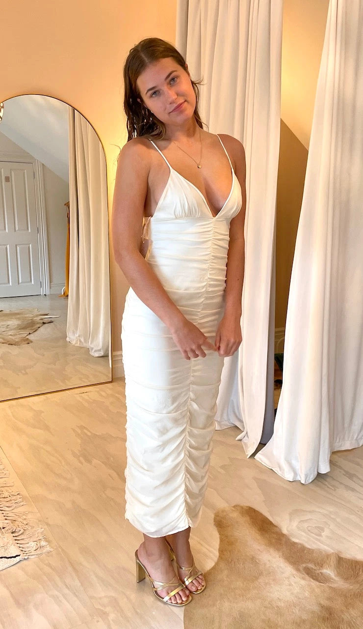 White slip dress sales nz