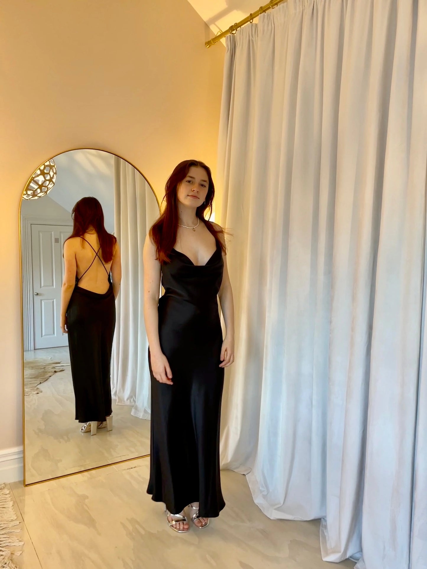 Pearl Bay Dress - Black - For Sale