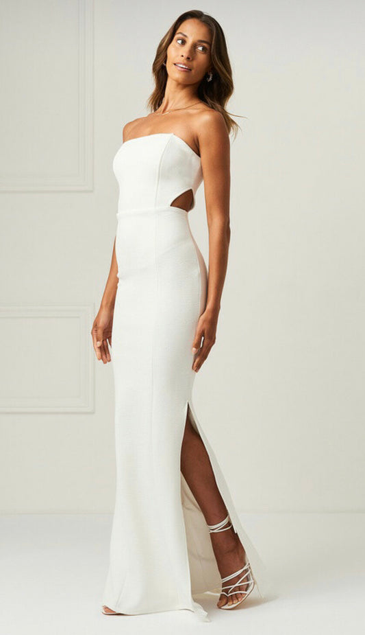 Chancery Allure Dress with side cutouts on a white background