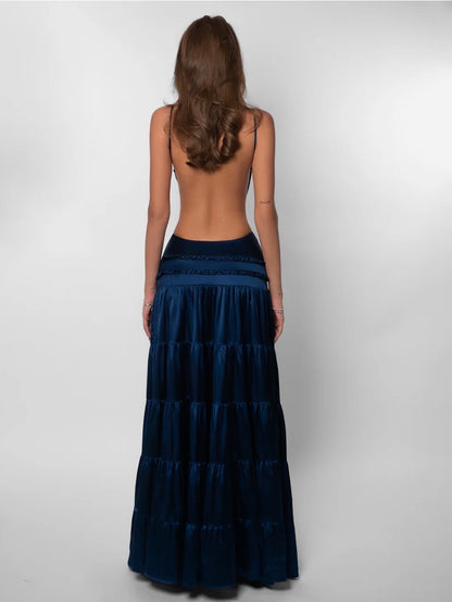 Raven Dress - Navy