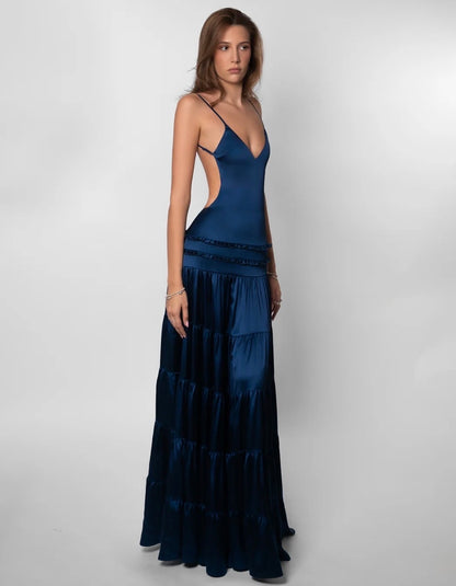 Raven Dress - Navy
