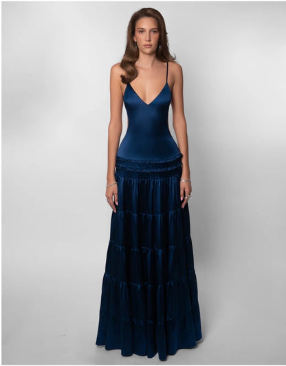 Raven Dress - Navy