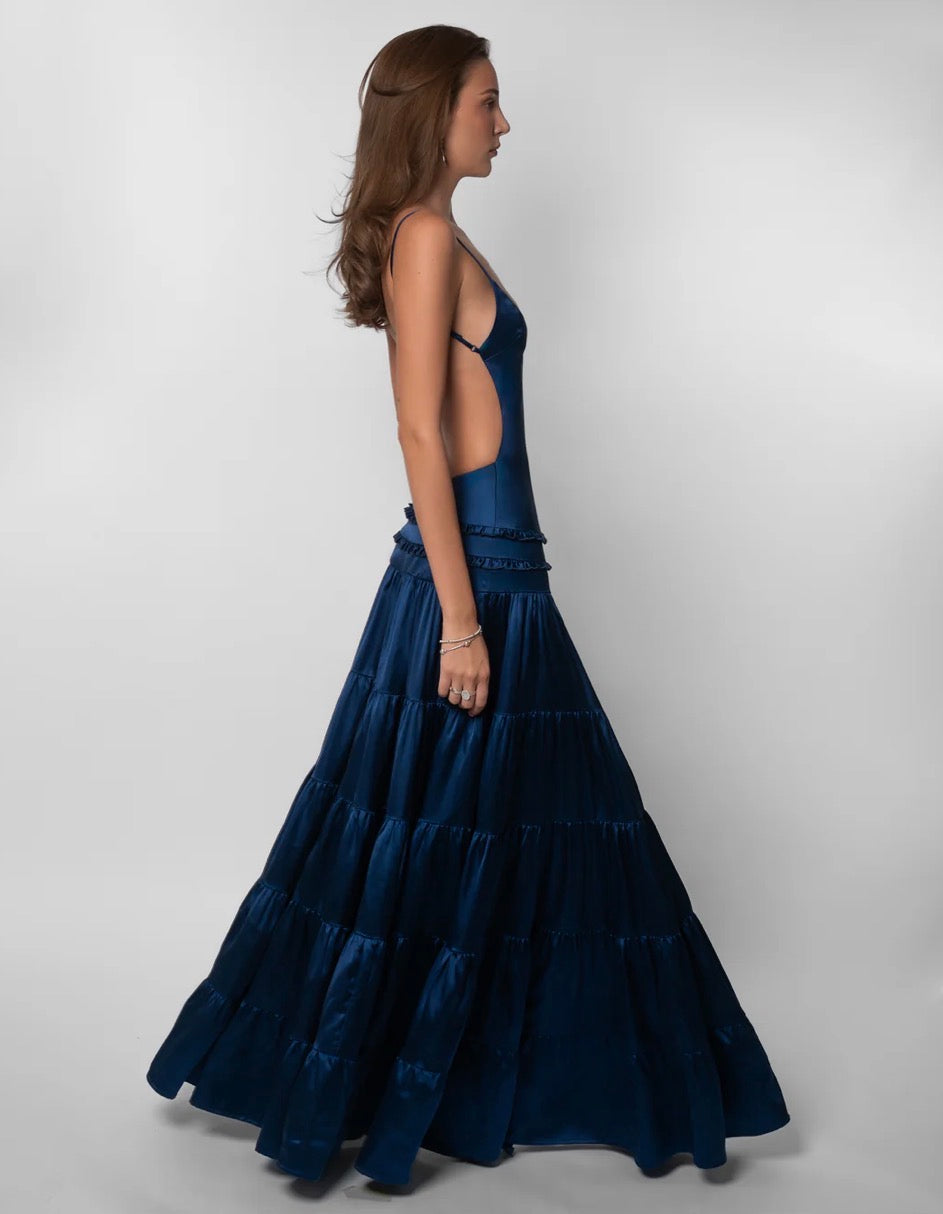 Raven Dress - Navy