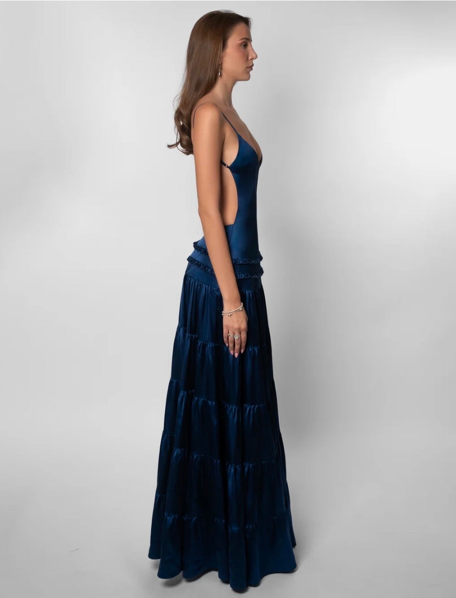 Raven Dress - Navy
