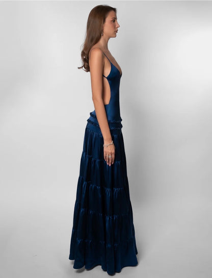 Raven Dress - Navy