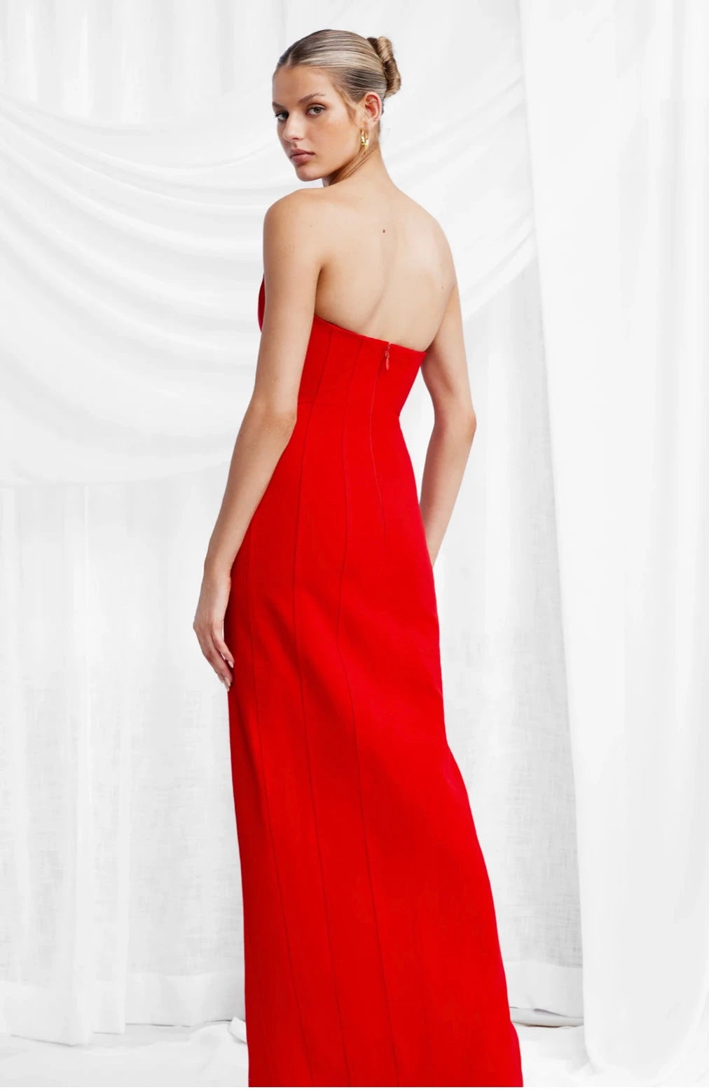 Lexi Leyla Red Dress Rear View