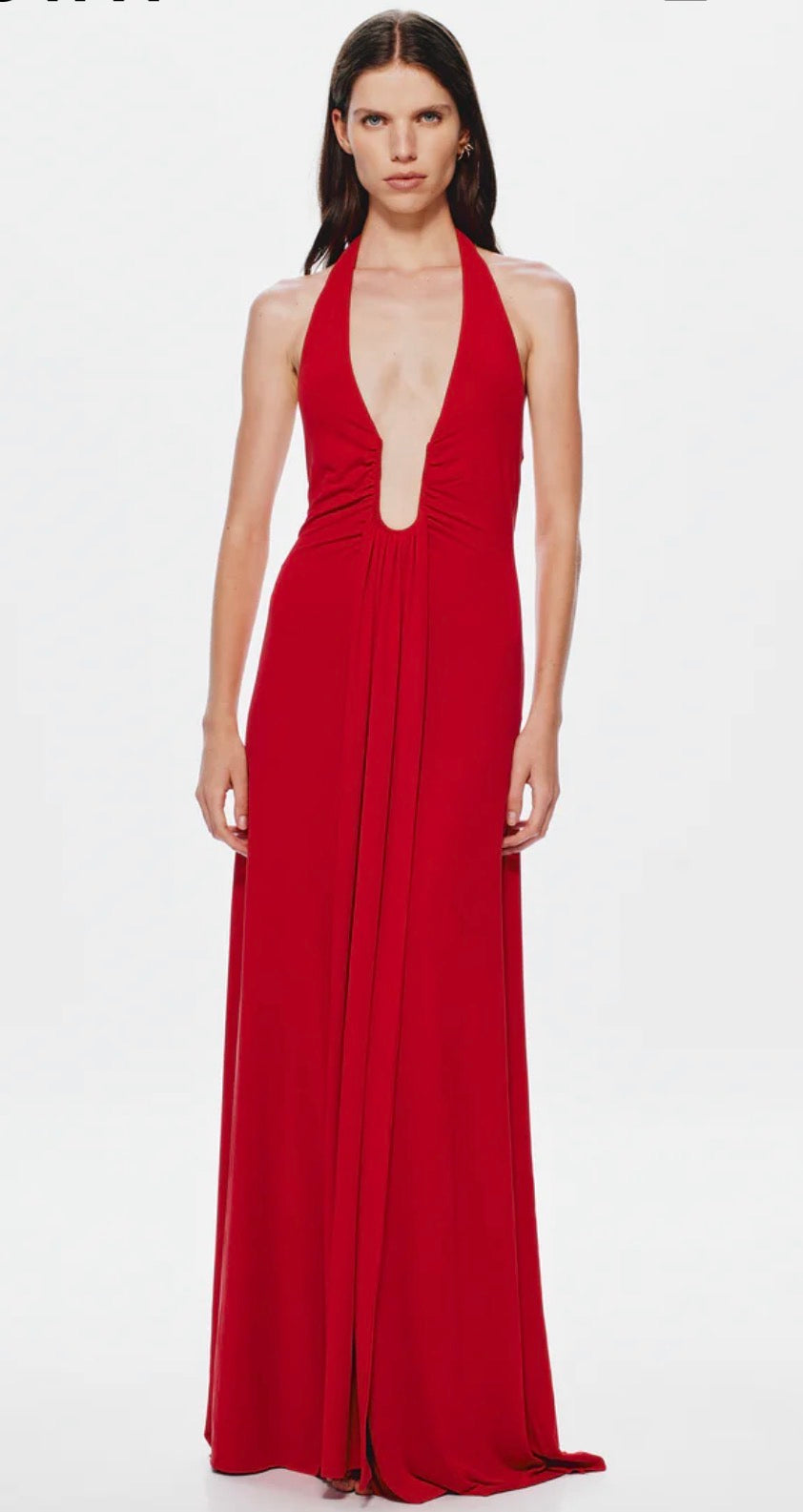 Jennifer Cupro Dress - Red