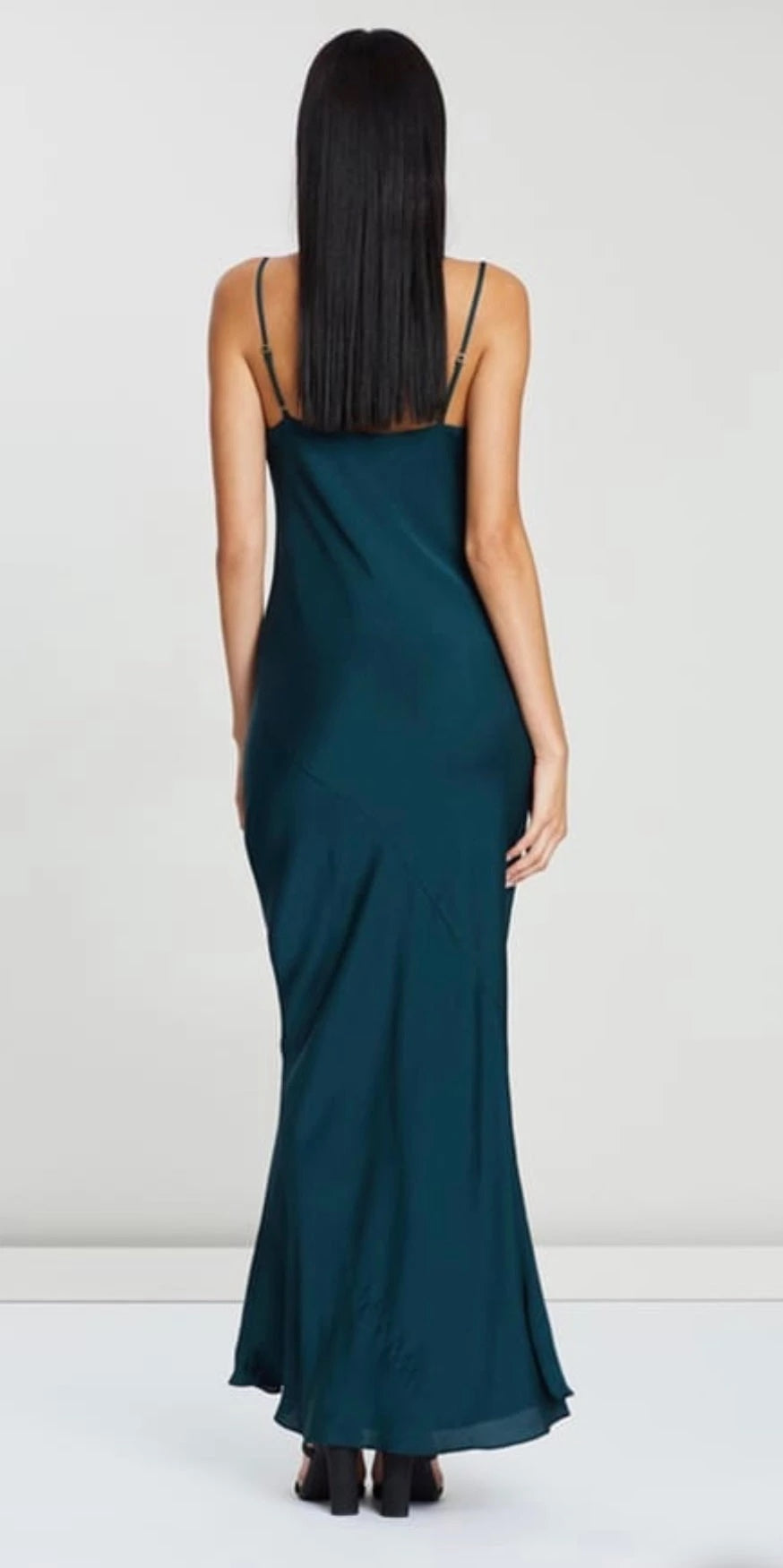 Shona Joy - Luxe Bias Cowl Slip Dress Emerald The Social Wardrobe Shona Joy - Luxe Bias Cowl Slip Dress Emerald The Social Wardrobe